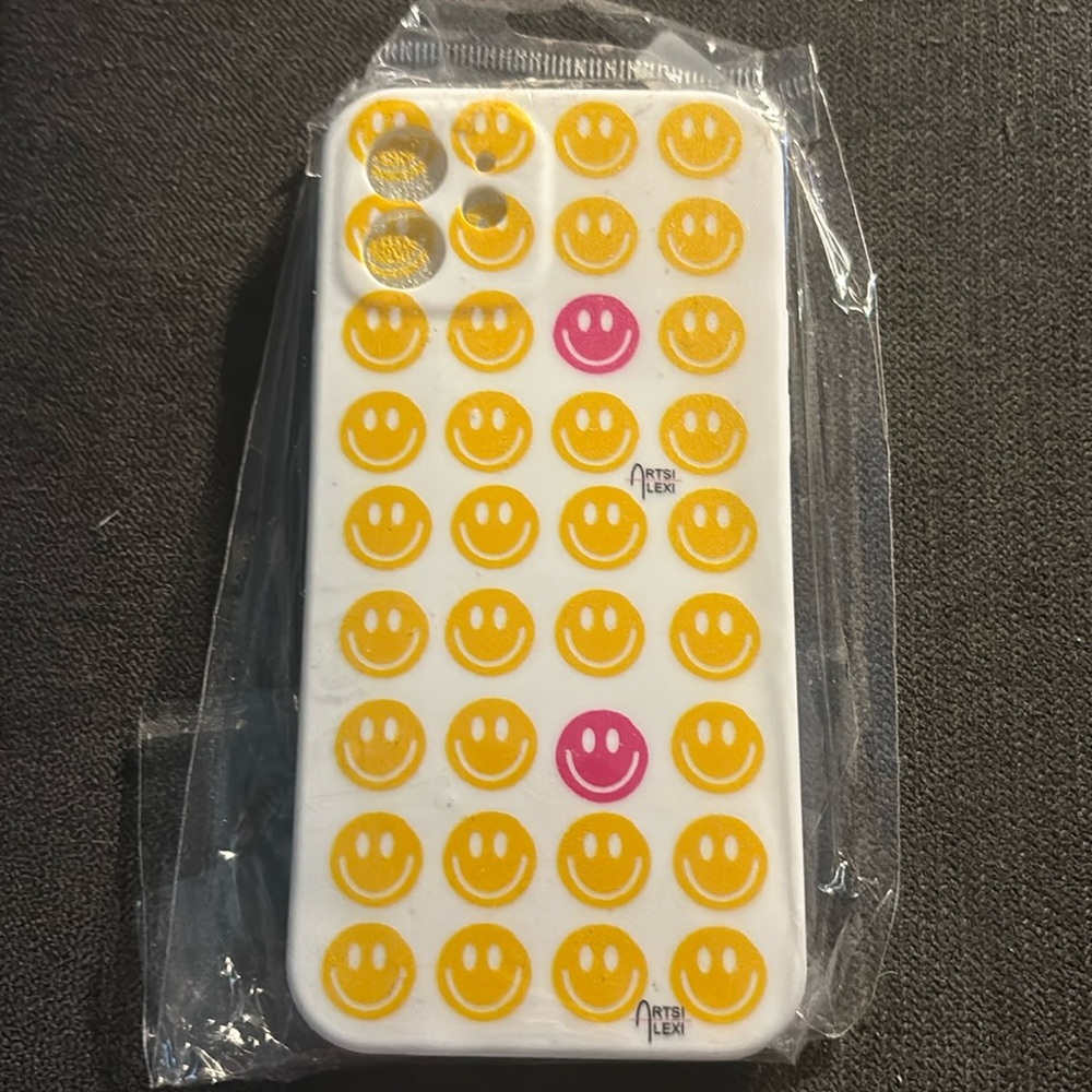 NWT IPhone 12 phone case Smiley Faces Bundle item only